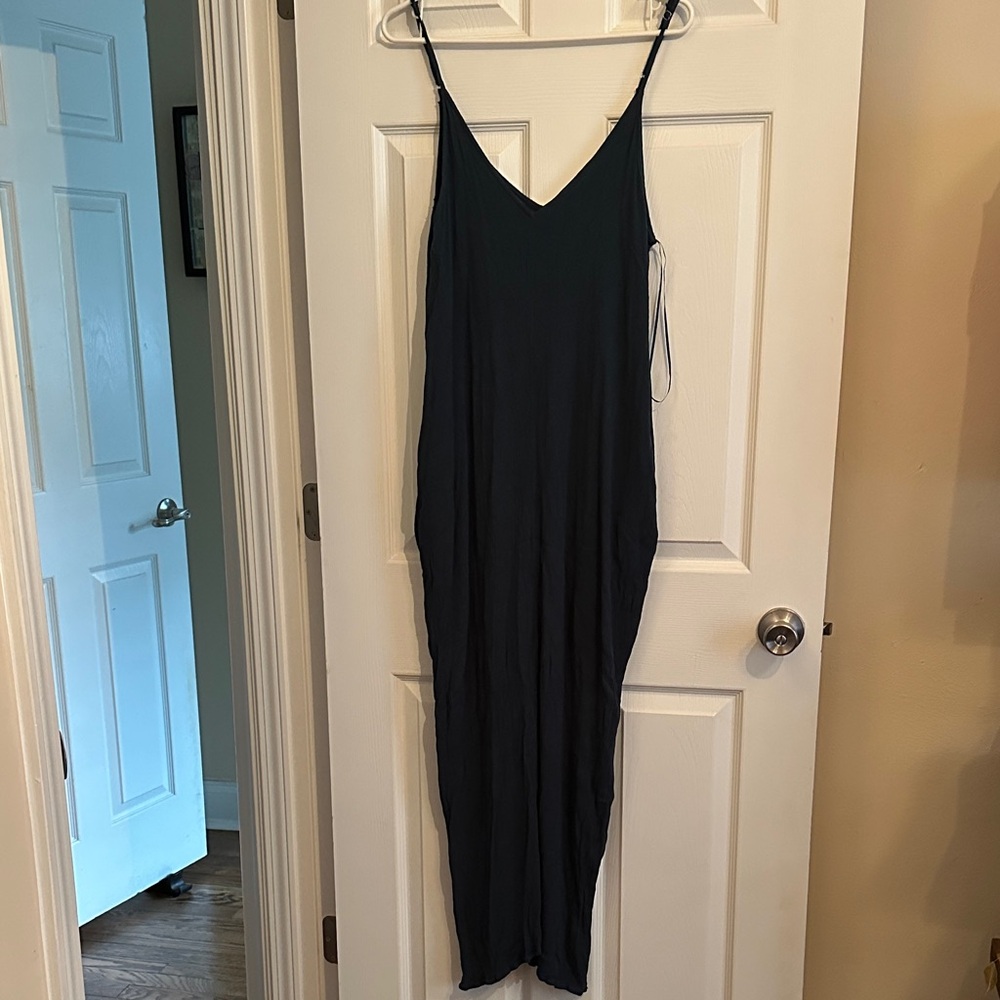 Elegant Blue Maxi Dress